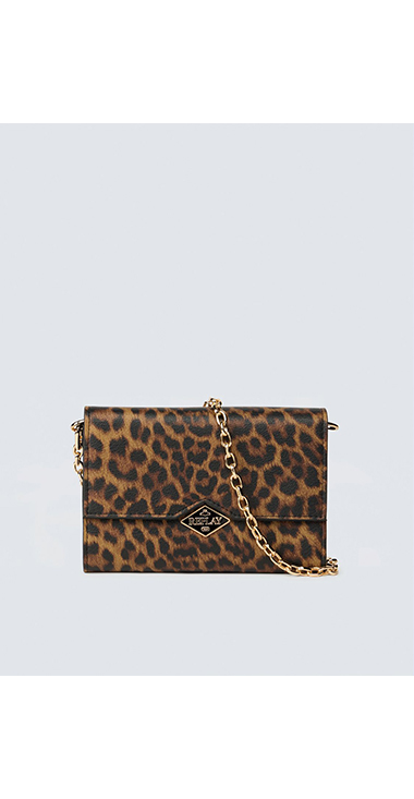 アニマルプリントポーチ